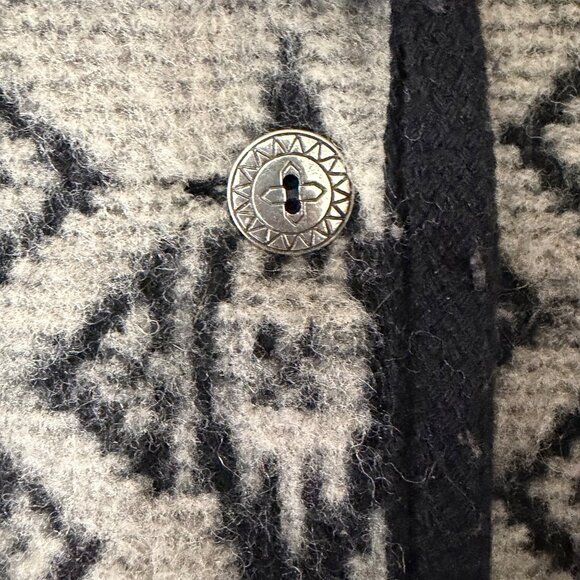 Vintage WOOLRICH Wool Blend Southwestern Button Down Lined Vest Pockets Mens XL - Picture 5 of 9